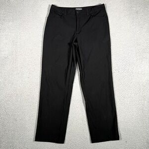 VRST Pants Mens 32x28 Black Commuter Tech Slim Fit Casual Preppy‎ Pockets Logo
